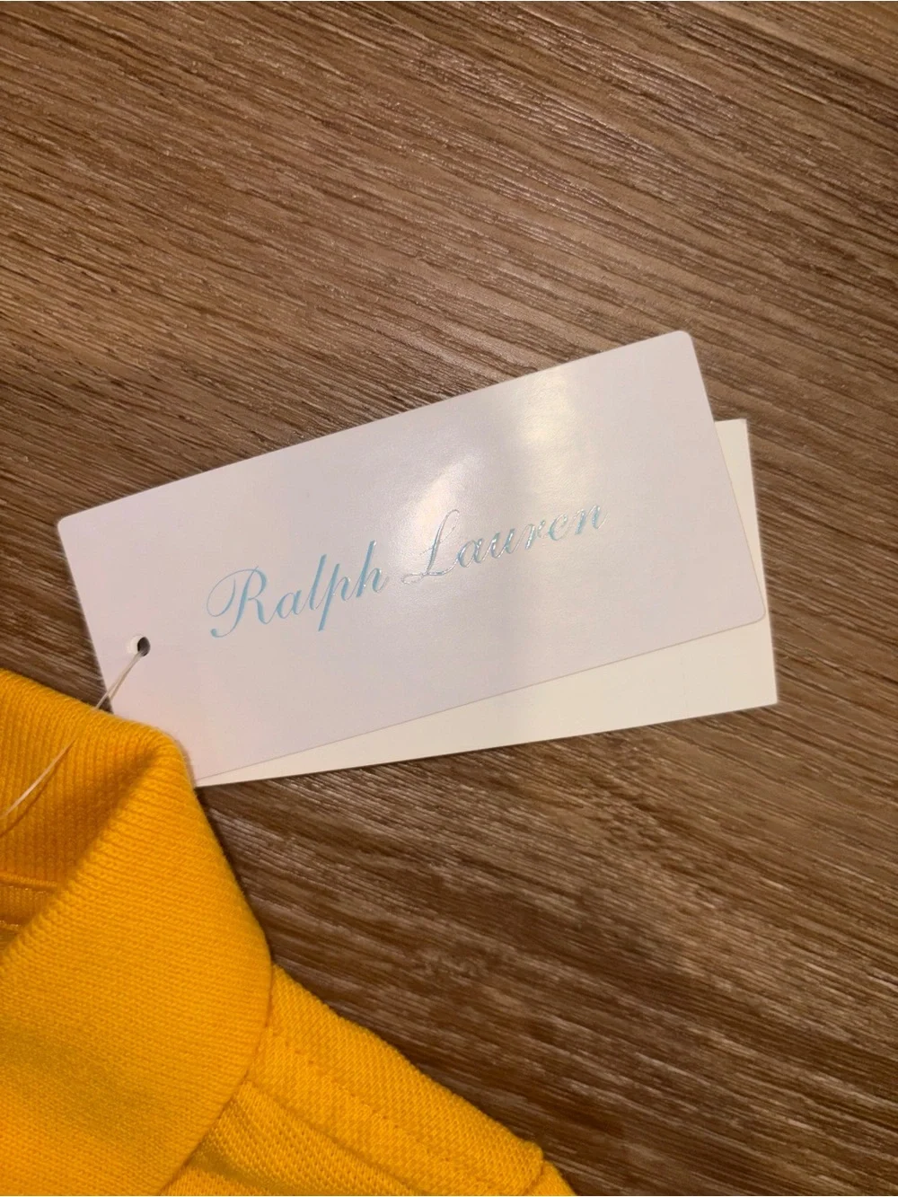 Infant Toddler Kids Ralph Lauren Gold Long Sleeve Polo Size 9M New